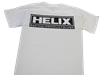 Picture of HELIX T-SHIRT WHITE WITH BLACK LOGO FRONT/BACK, LG