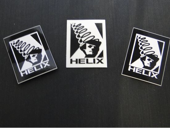 Picture of 10pk CLASSIC HELIX DECAL BLACK/WHITE