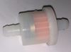 Picture of Fuel Filter - Round, Translucent White with Pleated Paper Filter Element - 5/16" (8 mm) ID