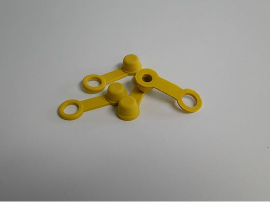 Picture of Brake Bleeder Cap, Yellow, 4Pk