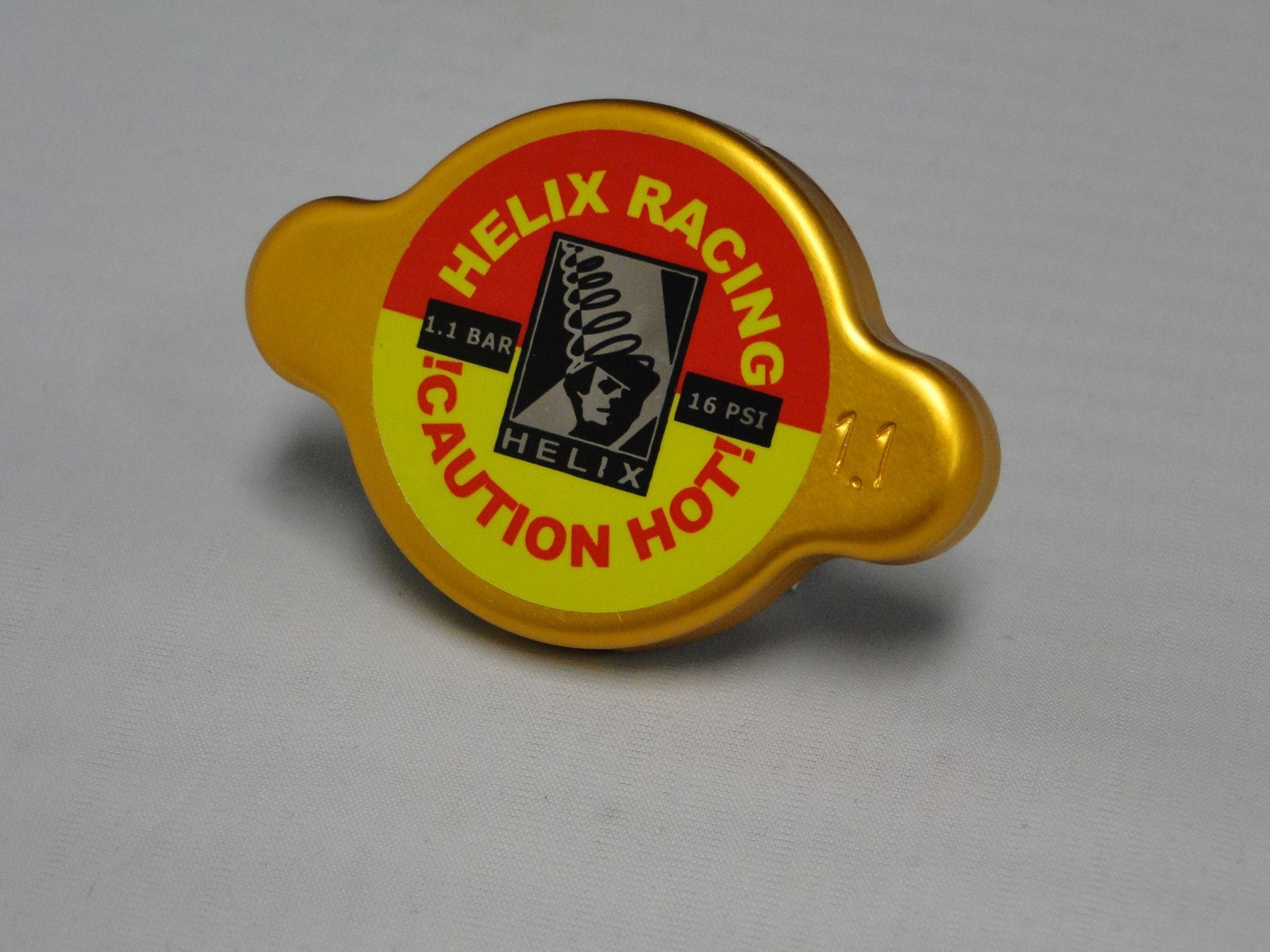 Helix Racing Products. 1.1 Bar Radiator Cap Anodized