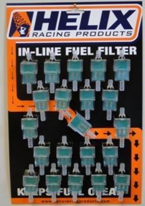 Picture of Fuel Filter - Rectangular, Stainless Steel Screen - 1/4" (6 mm) - Card of 21