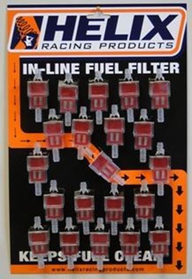 Helix Racing Products. Fuel Filter - Rectangular, Stainless Steel ...