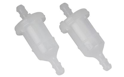 Picture of Fuel Filter - Round w/ Polyethylene Pellets - 1/4" (6 mm) ID