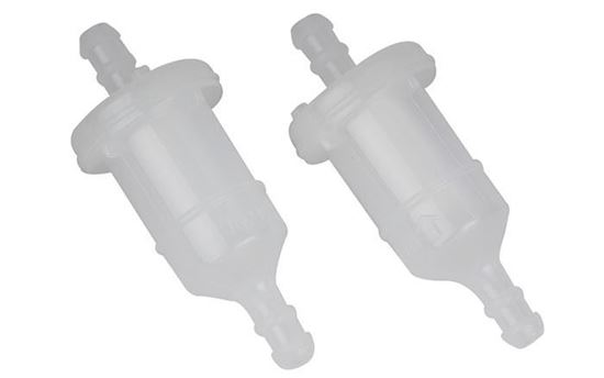 Picture of Fuel Filter - Round w/ Polyethylene Pellets - 1/4" (6 mm) ID