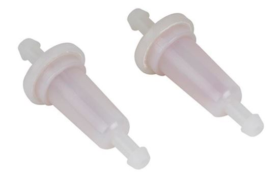 Picture of Fuel Filter - Small Cone - White w/ Nylon Mesh Screen - 1/4" (6mm) ID