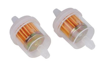 Picture of Fuel Filter - Small Drum w/ Pleated Paper Filter - 1/4" (6 mm) ID