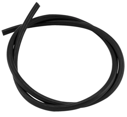 Picture of 1/4"ID X 10Ft Solid Black Fuel Line